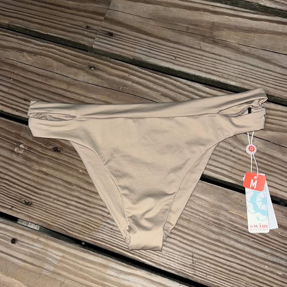 Swim Systems Sand Piper Bondi Bikini Bottom,Size Medium,NWT